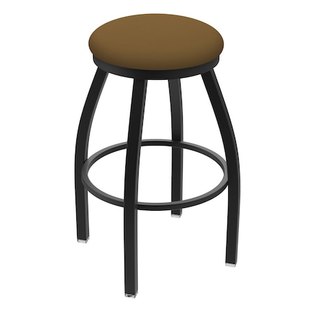 25 Swivel Counter Stool,Black Wrinkle,Canter Saddle Seat